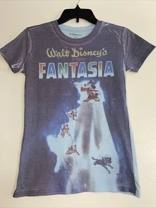 Disney Store Walt Disney Fantasia Allover Print T-Shirt Mickey Mouse Sorcerer Sm - Picture 1 of 4