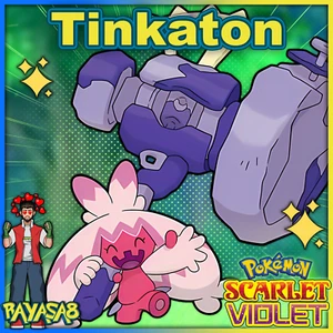 Pokémon Escarlata y Violeta Tinkaton 6IV Brillante 🙂 y no brillante Mejores Estadísticas Hogar - Imagen 1 de 5