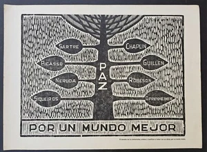 Vintage CUBAN Revolution Print #6 Portrays Fiery 1960 FIDEL CASTRO Havana Speech - Picture 1 of 4