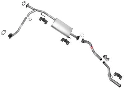 Exhaust System Muffler & Pipes For Nissan Pathfinder Armada 2004 2005 2006 5.6L - Image 1 of 4