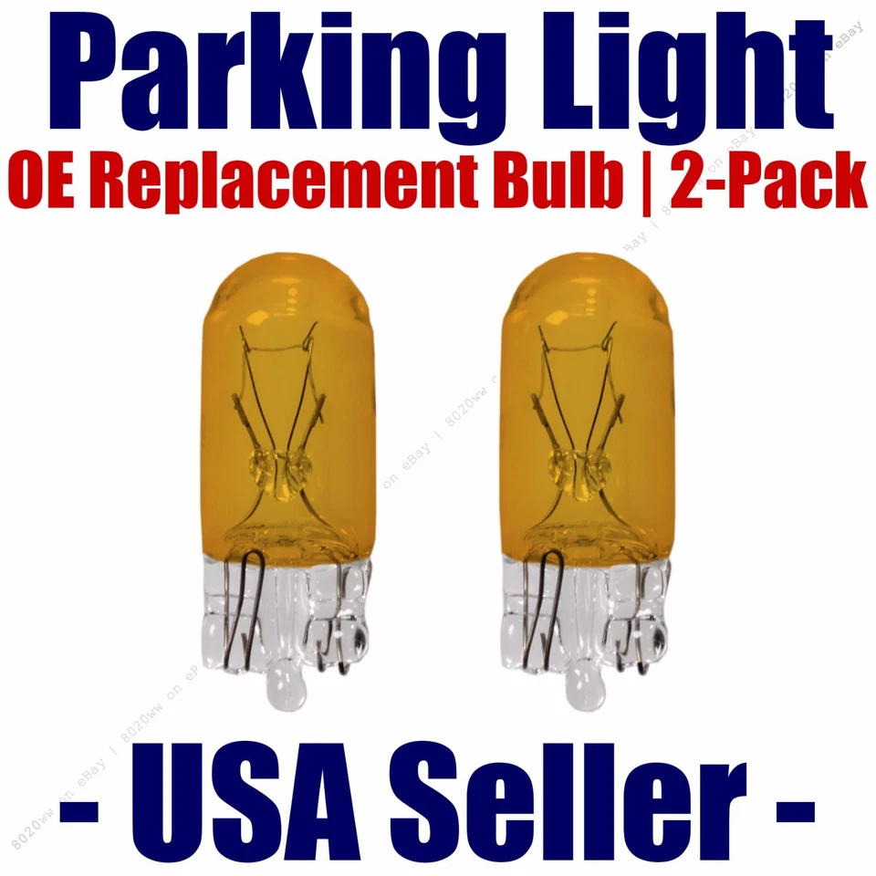 Paquete de 2 bombillas de estacionamiento OE de repuesto para vehículos Ford enumerados - 194A Foto 1 de 1