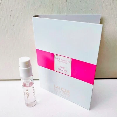 Lalique Pink Paradise Eau de Parfum mini fragrância spray, 1,8ml, novo em folha!! - Imagem 1 de 4