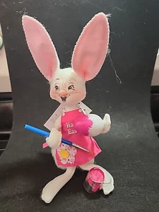 Annalee Dolls Easter 6 "  Artist White Girl Bunny Easter Egg # 211420 - 2020 NWT - Picture 1 of 7