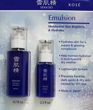SEKKISEI Emulsion Moisturizer 2 Bottles Set 4.7oz & 2.3oz NEW IN BOX