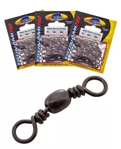Tsunami Black Barrel Swivels size 10 - Picture 1 of 1