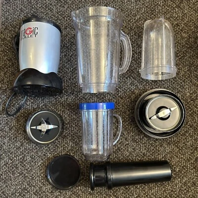 Magic Blender MB1001 Replacement Parts Juicer Pitcher Strainer Pusher Lids Cups - Image 1 of 4