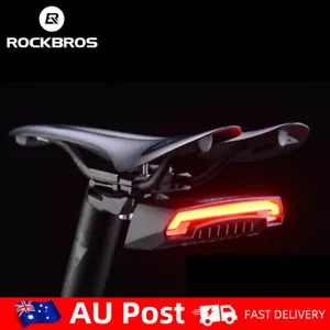ROCKBROS Bike Wireless Control Laser TailLight Bicycle MTB Waterproof Rear Light - Picture 1 of 5