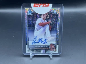 2025 Bowman Quinn Mathews Chrome Auto Speckle Refractor 1st #/299 - Bild 1 von 2