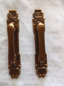European Style Door Handle 2 PCS Antique Metal for Wardrobe Sliding Door - Picture 1 of 7