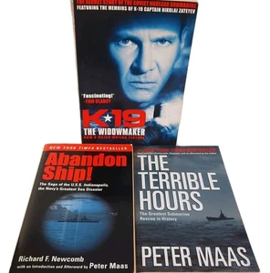 Maritime History Disasters Lot of 3 TPB Submarine Rescue, USS Indianapolis, K19 - Bild 1 von 22