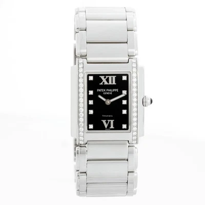 Patek Philippe Tiffany Twenty-4 4910/10A-001 Box,Book & Copy Of Original Papers - Image 1 of 4