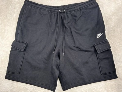 Pantalones Cortos Nike Para Hombre 2XL Negros Ropa Deportiva Club Polar Carga Sudor Rendimiento XXL Foto 1 de 4