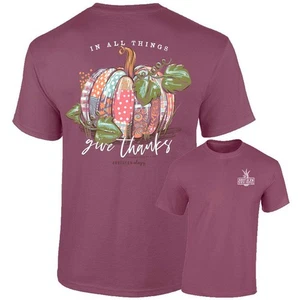Southernology Patchwork Pumpkin Fall Comfort Colors T-Shirt - Picture 1 of 8