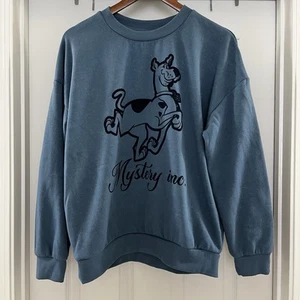 Scooby Doo Langarm Sweatshirt Blau Größe M - Bild 1 von 6