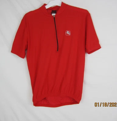 Men's Giordana Cycling Jersey Red 1/4 Zip XL - Image 1 of 4