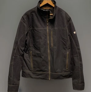 Kuhl Burr Jacket Mens Large L - Espresso - Zip Patina Dye 1052 - Picture 1 of 12