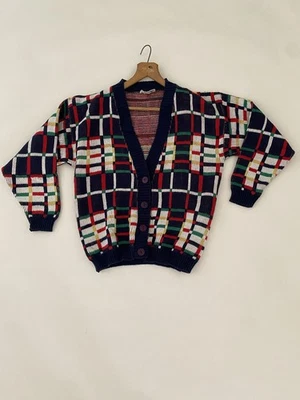 Винтажный женский кардиган 90-х Cabin Creek M 100% акриловый свитер Bel Air США - Изображение 1 из 4