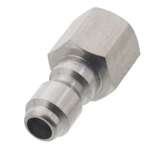 1/4" FPT Female Stainless Steel Plug Quick Connect Coupler for Pressure Washer - Picture 1 of 2