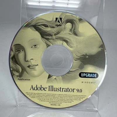 🔴 Adobe Illustrator 9 for Windows Upgrade CD - Image 1 of 4