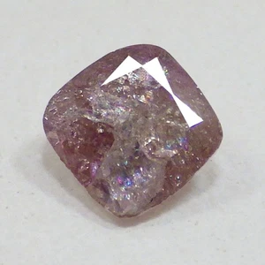 0.26 Ct Resplendent Radiant (3 x 3 MM) 100% Natural Argyle Purplish Pink Diamond - Picture 1 of 7
