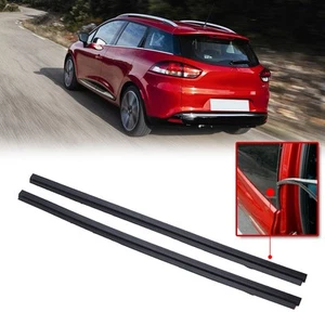2X Left + Right Rear Quarter Side Glass Window Seal for Renault Clio 3 Door - Picture 1 of 12