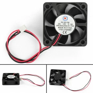 DC Brushless Ventilateur de Refroidissement 12V 5015B 50x50x15mm 0.14A 2Pin New. - Afbeelding 1 van 6