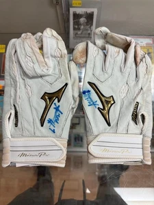 (2) Guanti da Battaglia AMED ROSARIO Autografati Usati dal Gioco con Iscrizioni ~ #M100 - Foto 1 di 1