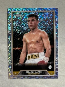 2024 Topps cromo boxeo brillo refractor Oscar De La Hoya #32 - Imagen 1 de 2
