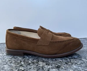 Grant Stone Traveler Penny Loafer Bourbon Wildleder Herren Größe 11D - Bild 1 von 16