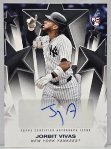 Aggiornamento Topps 2025 Jorbit Vivas Rookie Baseball Stars Auto #BSAU-JV - Foto 1 di 2