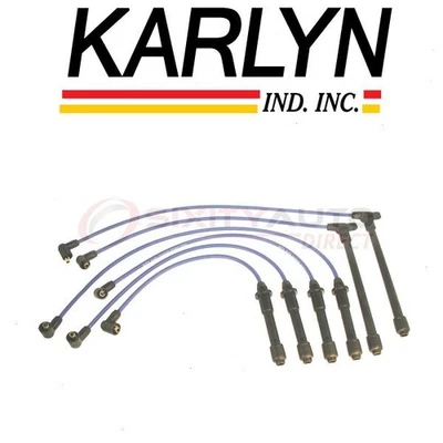 Karlyn Spark Plug Wire Set for 2000-2001 Nissan Xterra 3.3L V6 - Ignition mt Foto 1 de 4