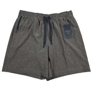 Mens Size M VRST 7" inseam All in Shorts Heather Gray Lined Boxer Brief NWT $55 - Picture 1 of 8