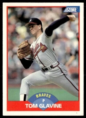 1989 Score Tom Glavine Atlanta Braves #442 - Image 1 of 2