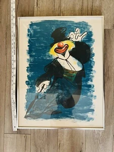 Al Hirschfeld litho The Clown 25/120 framed 20” x 25” - Picture 1 of 8