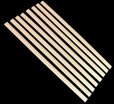 西班牙语 Cedar Kerfed Lining,8 件套,18 英寸 L 吉他尤克里里角形丝带 — 第 1/2 张图片