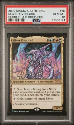PSA 10 Secret Lair Drop: Sliver Overlord Foil #010 - Image 1 of 2