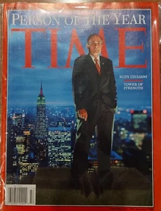 Time Magazine Person Of The Year Rudy Giuliani 2001 - New - Picture 1 of 1