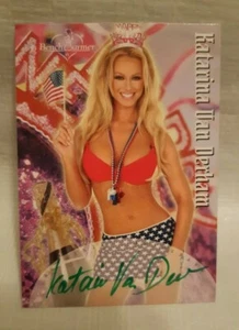 Benchwarmer 2004 Katarina Van Derham auto card , Happy New Year special - Foto 1 di 3