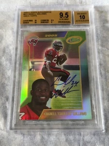 BGS 9.5 10 2005 eTopps Autograph Carnell Cadillac Williams Autograph Pop 4 Auto - Picture 1 of 2