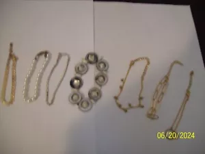 Schmuck Kostüm Set/7 Armbänder Handgelenk/Knöchel Sortiment - Bild 1 von 4