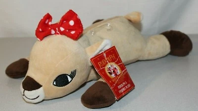 Parche de peluche Rudolph el reno nariz roja 14" Clarice 50 años aniversario nuevo con etiquetas Foto 1 de 4