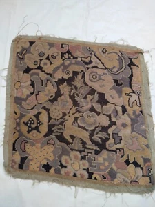 vintage french beautiful crosstitch needlework needlepoint embroidery pillowcase - Picture 1 of 13