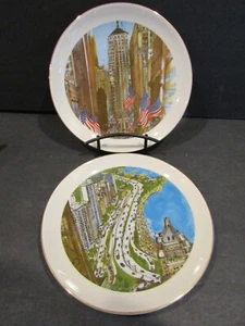 Franklin McMahon LASALLE STREET & EXTERNAL DRIVE Chicago Edition 8" PIATTI 125° - Foto 1 di 8
