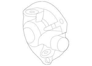 Engine Oil Separator Cover Jeep Grand Cherokee WK 3.0CRD 68247779AA New Genuine - Picture 1 of 2