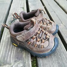KEEN Infant ALAMOSA Size 4 US 21 EU Baby Boys Trail Hiking Shoes Brown Leather 
