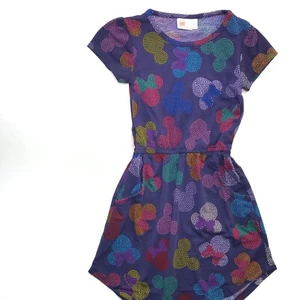 NWT Disney Mickey and Minnie Mouse Lularoe Mae Girls Dress Sz 4 - Picture 1 of 1