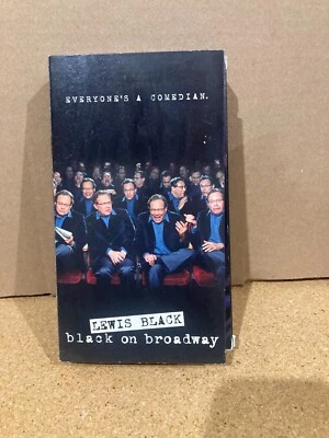 LEWIS BLACK: Black on Broadway May 15, 2004 VHS Video HBO Stand-Up - Image 1 of 4