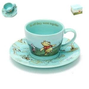 Disney Store Winnie the Pooh Teacup and Saucer Christopher Robin Mug Tigger  - Picture 1 of 9
