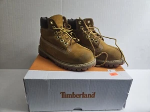 Timberland Toddler Size US 10 Premium 6 Inch Waterproof Boot Wheat Nubuck - Picture 1 of 5
