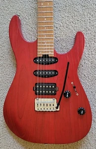 Charvel Pro-Mod DK24 HSS 2PT CM Red Ash Electric Guitar, New Molded HS Case - Picture 1 of 10